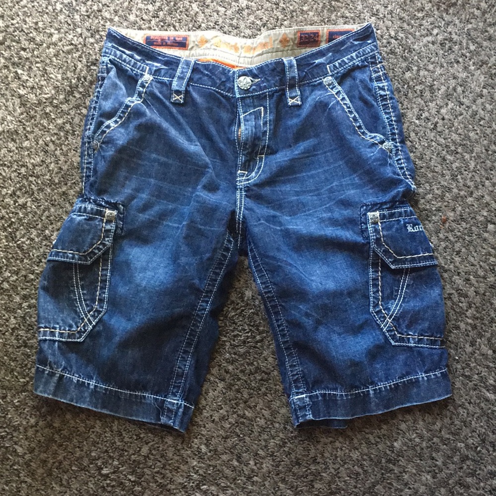 Men’s Rock Revival shorts.